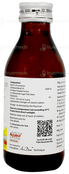 Arachitol Nano Daily 2k IU Sugar Free Solution 150ml