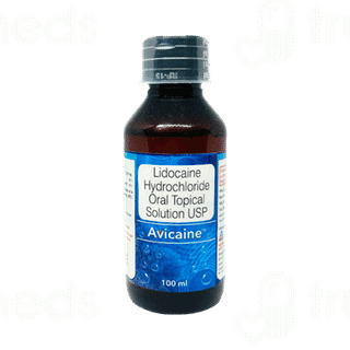 Avicaine 2 % Oral Topical Solution 100 ML