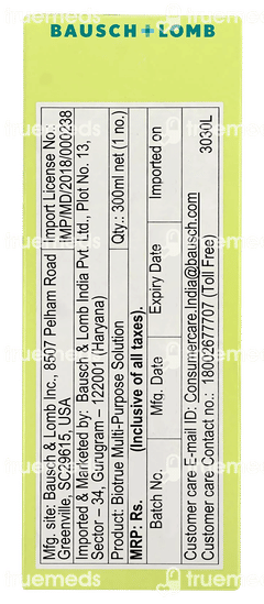 Bio True Multi Purpose Solution 300ml Bio True Multi Purpose Solution 300ml