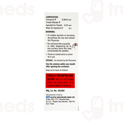 Travoprostin T Ophthalmic Solution 5ml Travoprostin T Ophthalmic Solution 5ml