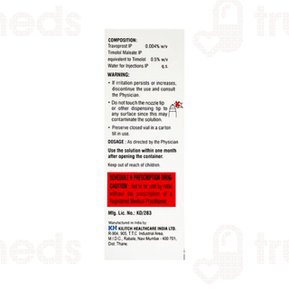 Travoprostin T Ophthalmic Solution 5ml