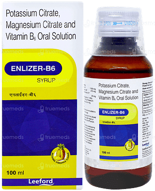 Enlizer B6 Pineapple Flavour Syrup 100ml