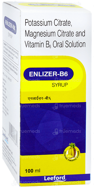 Enlizer B6 Pineapple Flavour Syrup 100ml