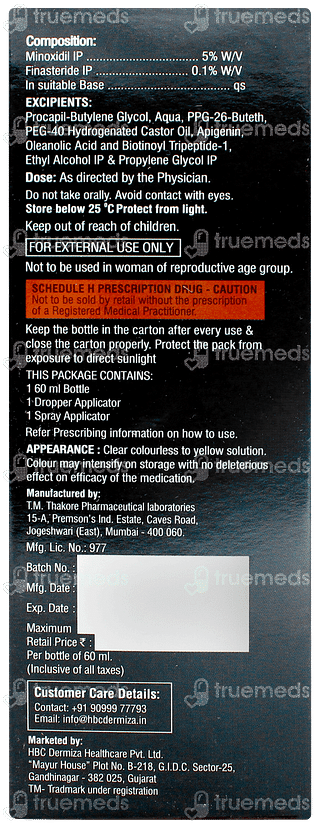 Minfin Pro 5% Solution 60ml