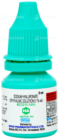 Ecotears Ha Ophthalmic Solution 5ml