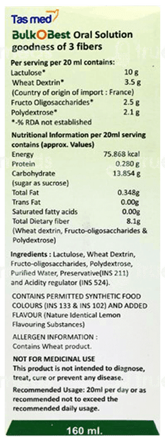 Bulkobest Lemon Flavour Solution 160Ml