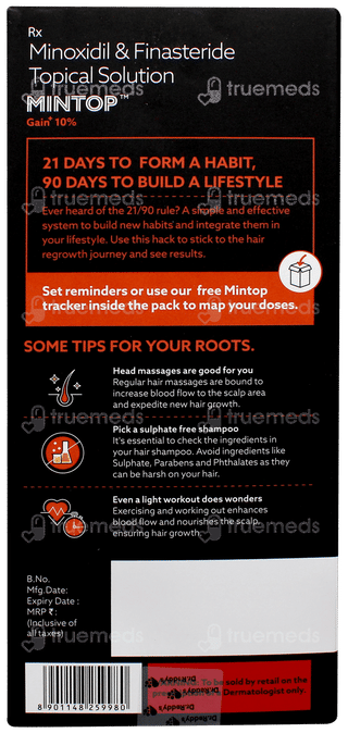 Mintop Gain+ 10 Solution 60ml