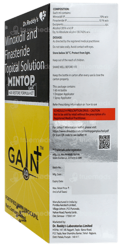 Mintop Gain+ 10 Solution 60ml