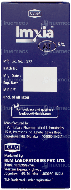 Imxia At 5% Solution 60ml
