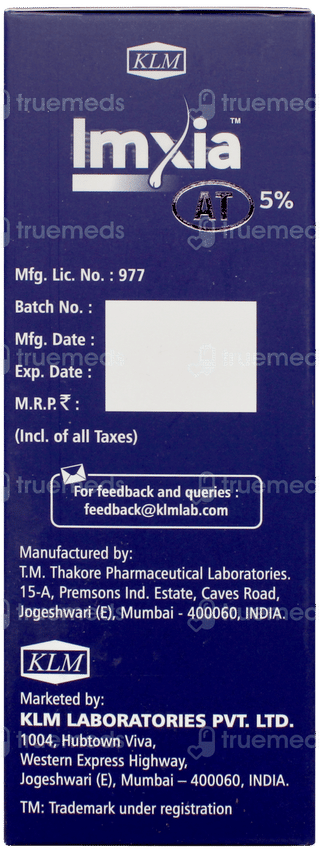 Imxia At 5% Solution 60ml