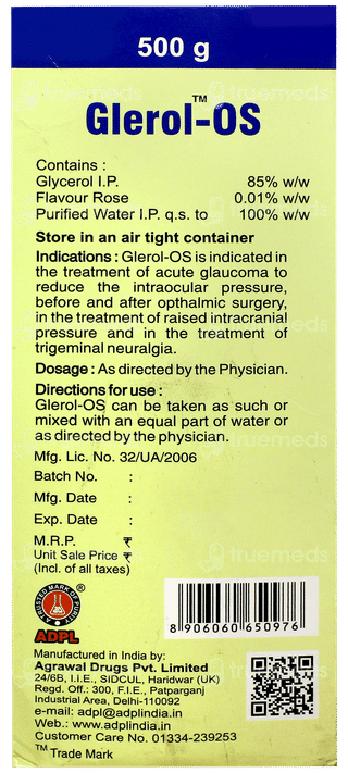 Glerol Os 500gm