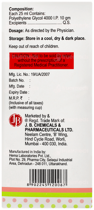 Laxolite Sugar Free Liquid 100ml