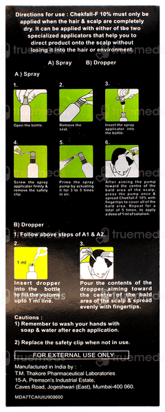 Chekfall F 10% Solution 60ml Chekfall F 10% Solution 60ml