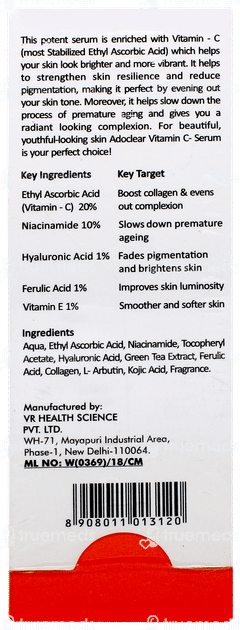 Adoclear Vitamin C Serum 20ml