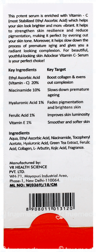 Adoclear Vitamin C Serum 20ml