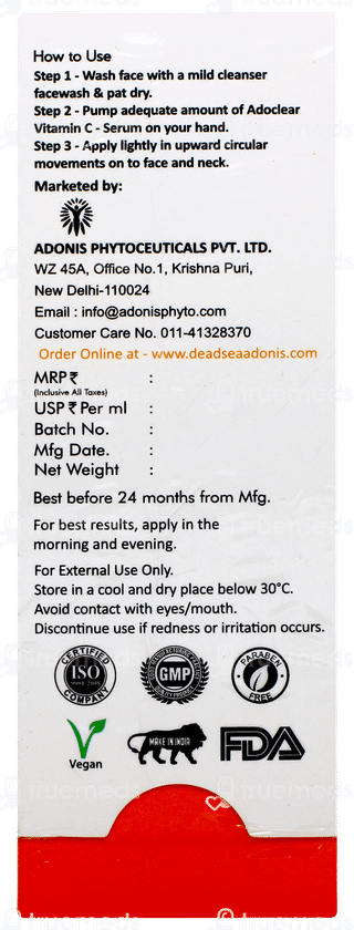 Adoclear Vitamin C Serum 20ml