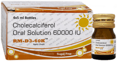 Rm D3 60k Nano Shots Sugar Free Solution 5ml