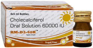 Rm D3 60k Nano Shots Sugar Free Solution 5ml