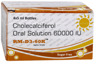 Rm D3 60k Nano Shots Sugar Free Solution 5ml