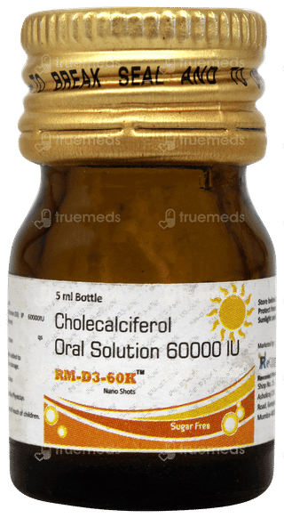 Rm D3 60k Nano Shots Sugar Free Solution 5ml