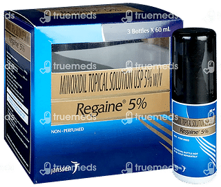 Regaine 5%  60ml Pack Of 3 Solutions