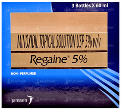 Regaine 5% 3 Bottles Of 60Ml Solutions