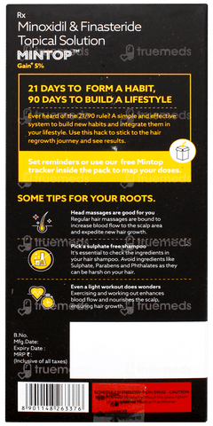 Mintop Gain+ 5% Solution 60ml Mintop Gain+ 5% Solution 60ml