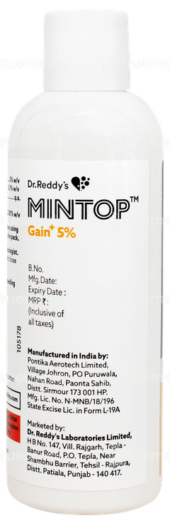 Mintop Gain+ 5% Solution 60ml Mintop Gain+ 5% Solution 60ml