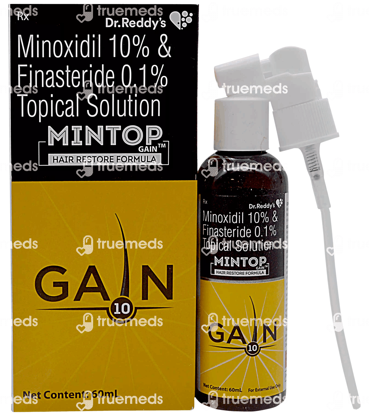 Mintop Gain 1001 Topical Solution 60 Ml Uses, Side Effects, Dosage