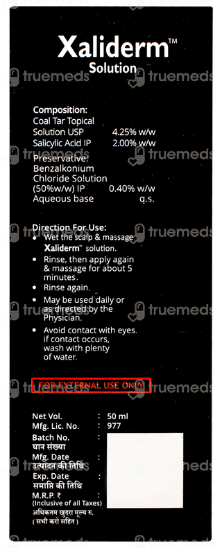 Xaliderm Solution 50ml