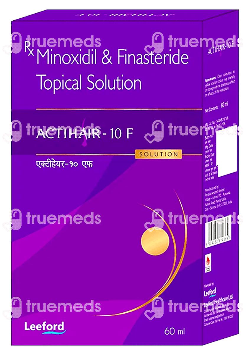 Actihair 10 F Solution 60 Ml - Uses, Side Effects, Dosage, Price | Truemeds