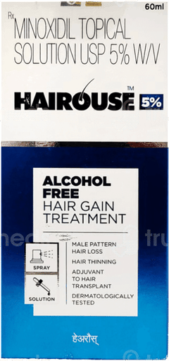 Hairouse 5% Alcohol Free Solution 60Ml