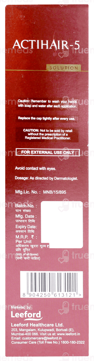 Actihair 5 Solution 60ml