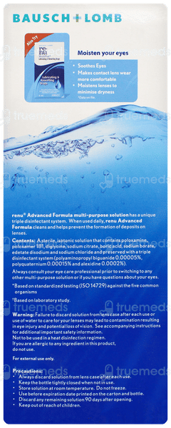 Renu Advanced Formula Multi Purpose Solution 355ml