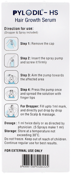 Pylodil Hs Hair Growth Serum 30ml