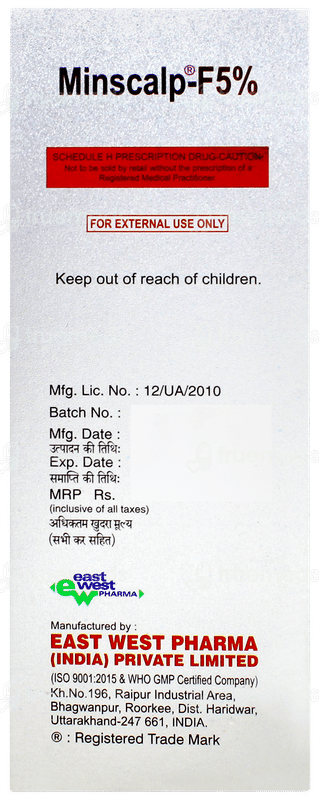 Minscalp F5% Solution 60ml