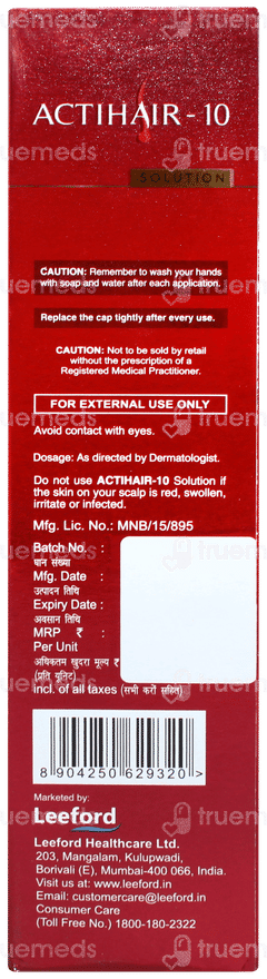 Actihair 10 Solution 60ml