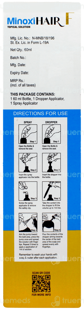 Minoxihair F 5% Solution 60ml