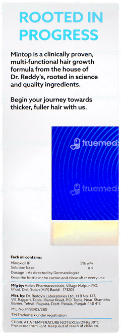 Mintop Alcohol Free 5% Solution 60ml Mintop Alcohol Free 5% Solution 60ml