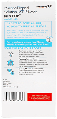 Mintop Alcohol Free 5% Solution 60ml Mintop Alcohol Free 5% Solution 60ml