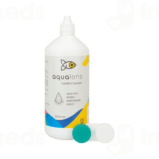 Aqualens Comfort Solution 500Ml With Lens Case Free