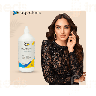 Aqualens Comfort Solution 500Ml With Lens Case Free
