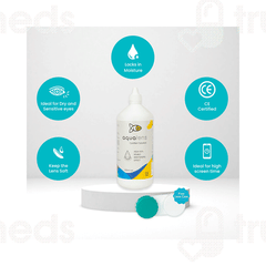 Aqualens Comfort Solution 500Ml With Lens Case Free