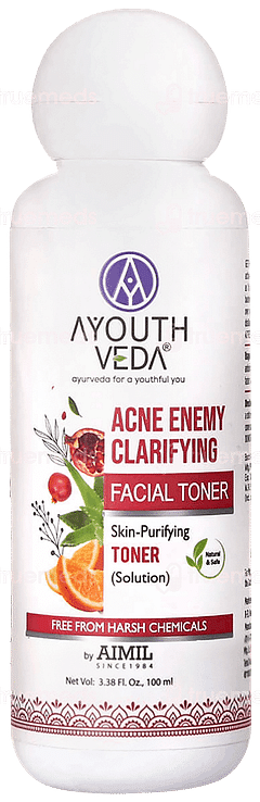 Ayouthveda Acne Enemy Clarifying Facial Toner 100ml