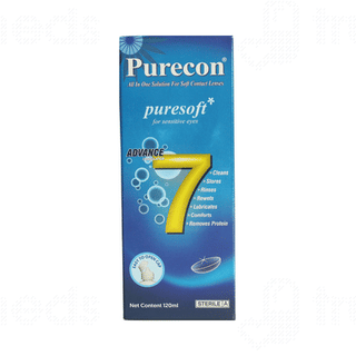 Purecon Puresoft Soft Contact Lens Solution 120ml