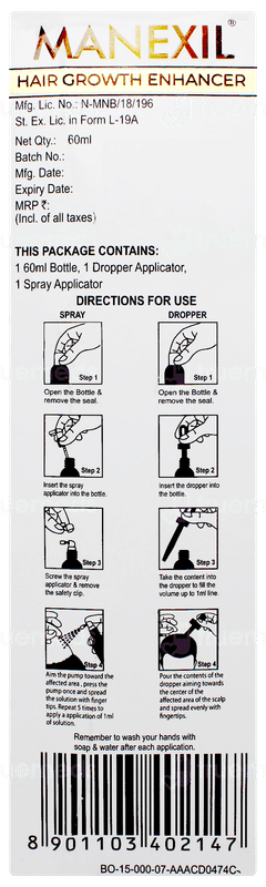 Manexil 5% Solution 60ml Manexil 5% Solution 60ml
