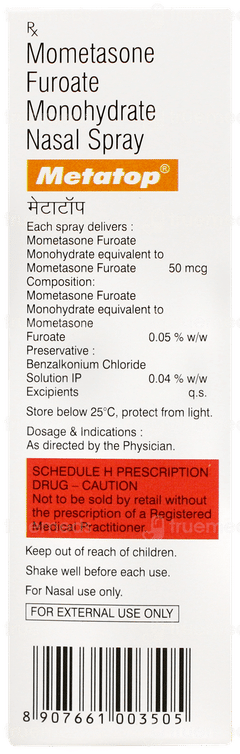 Metatop Nasal Spray 12gm
