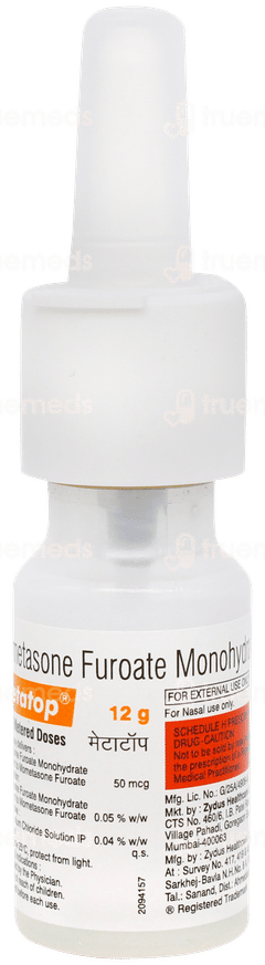 Metatop Nasal Spray 12gm