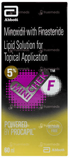 Minichek F Alcohol Free 5% Solution 60ml Minichek F Alcohol Free 5% Solution 60ml