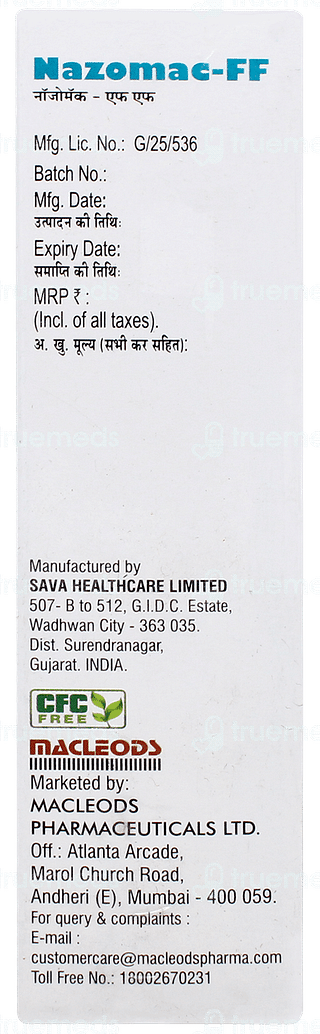 Nazomac Ff Nasal Spray 6gm